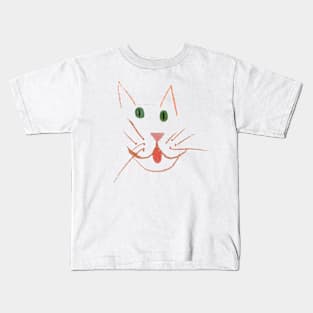 Cat Face Kids T-Shirt